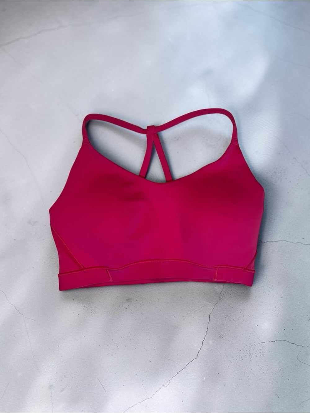 Gymshark Hot Pink T-Back Wireless Sports Bra